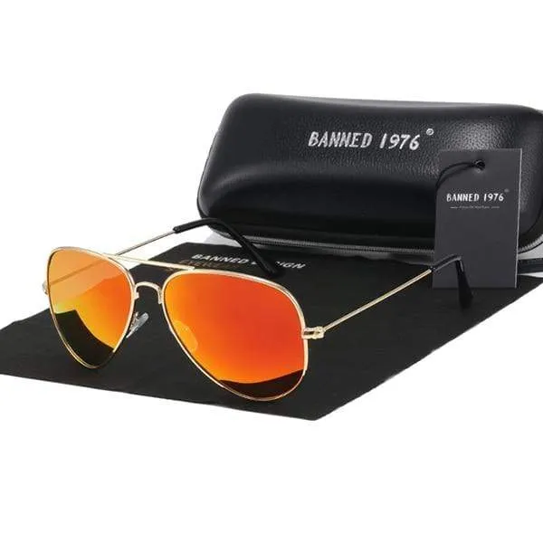Klassische HD Polarisierte Metallfassung Aviation Sonnenbrille Designer Damen Herren Feminin Markenname Oculos Vintage Brille