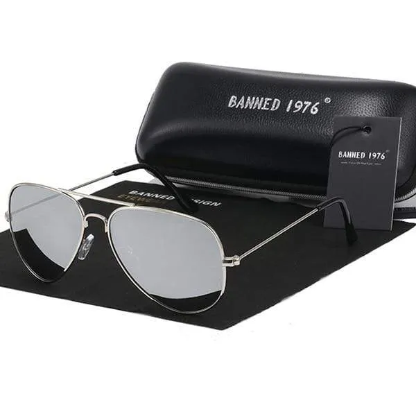 Klassische HD Polarisierte Metallfassung Aviation Sonnenbrille Designer Damen Herren Feminin Markenname Oculos Vintage Brille