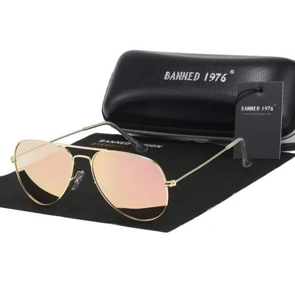 Klassische HD Polarisierte Metallfassung Aviation Sonnenbrille Designer Damen Herren Feminin Markenname Oculos Vintage Brille
