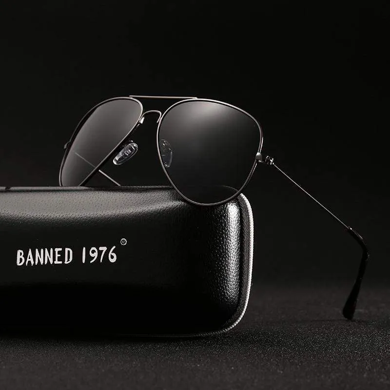 Klassische HD Polarisierte Metallfassung Aviation Sonnenbrille Designer Damen Herren Feminin Markenname Oculos Vintage Brille