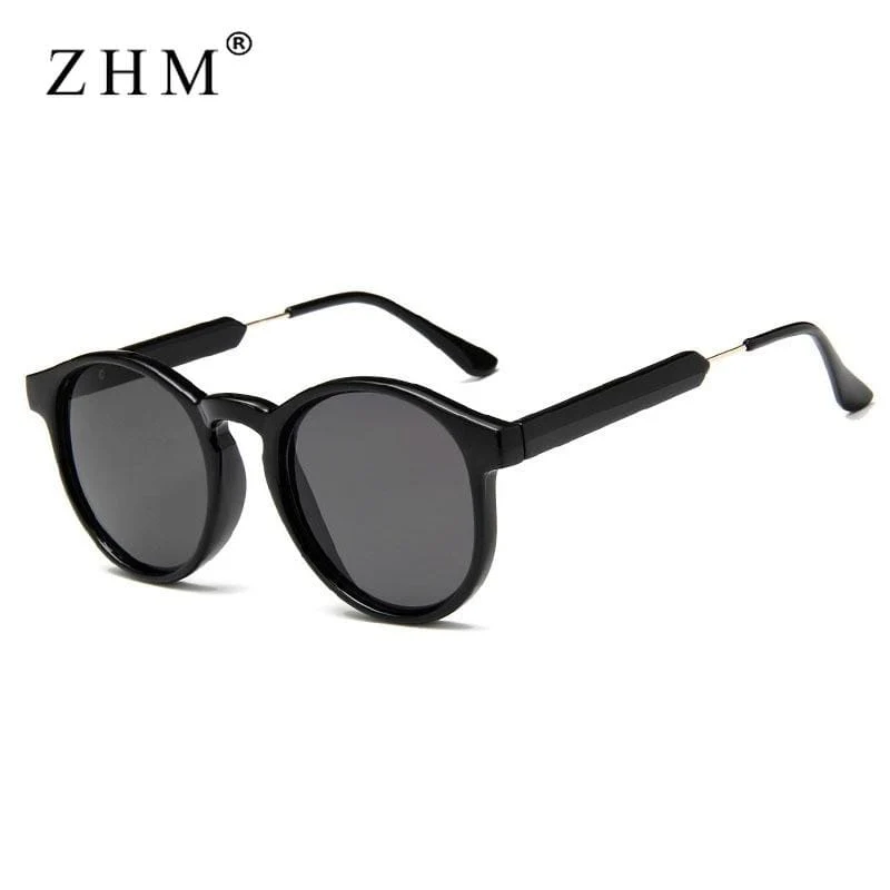 Retro Runde Sonnenbrille Frauen Männer Marke Design Transparent Weibliche Sonnenbrille Männer Oculos De Sol Feminino Lunette Soleil