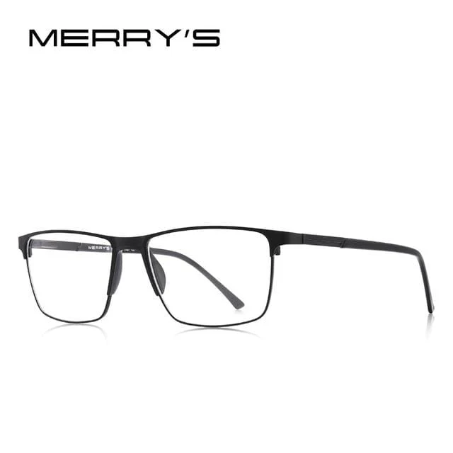 Männer Titan Legierung Brille Rahmen Mode Männlichen Quadratischen Ultraleicht Auge Myopie Brillen S2001