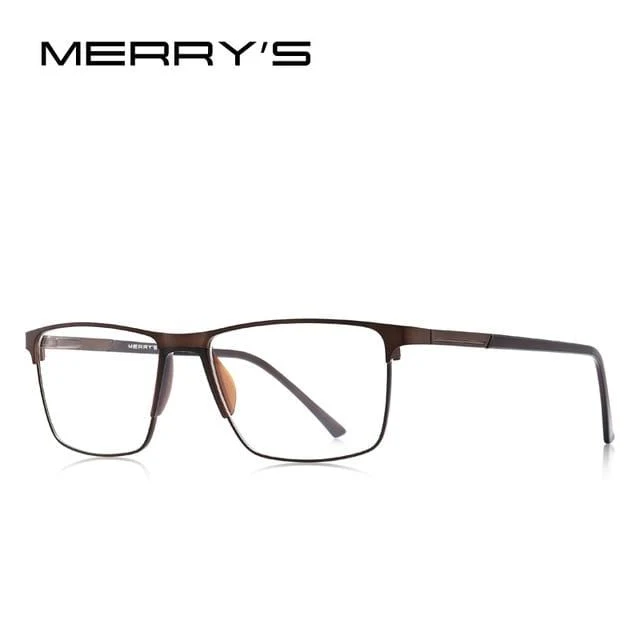 Männer Titan Legierung Brille Rahmen Mode Männlichen Quadratischen Ultraleicht Auge Myopie Brillen S2001