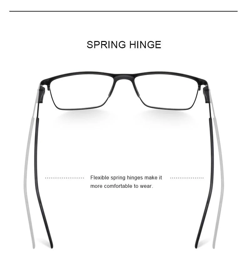 Männer Titan Legierung Brille Rahmen Mode Männlichen Quadratischen Ultraleicht Auge Myopie Brillen S2001