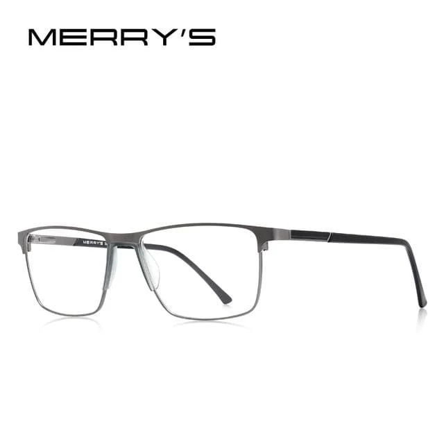 Männer Titan Legierung Brille Rahmen Mode Männlichen Quadratischen Ultraleicht Auge Myopie Brillen S2001
