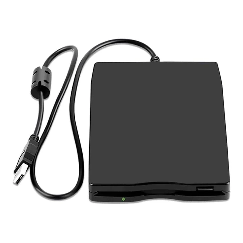 Tragbares 3.5-Zoll-USB-Diskettenlaufwerk für Mobilgeräte 1.44 MB externes Disketten-FDD für Laptop-Notebook-PC USB-Plug-and-Play-Verbindung