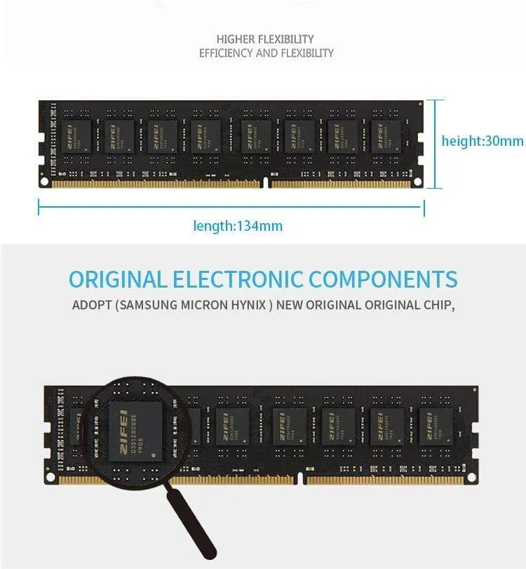 DDR3L 8 GB 4 GB 1600 MHz 1333 MHz 1066 MHz 240Pin LO-DIMM Voll kompatibel für Desktop