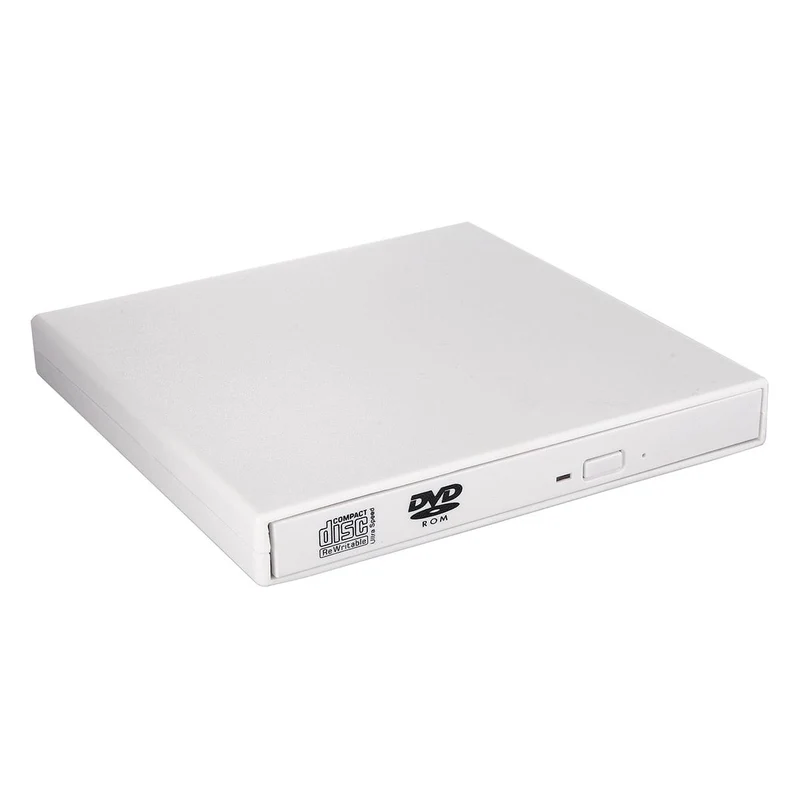 Externes optisches DVD-Laufwerk Combo USB 2.0 CD-Brenner CD / DVD-ROM CD-RW-Player Schlanker tragbarer Reader Recorder Für Laptop-PC