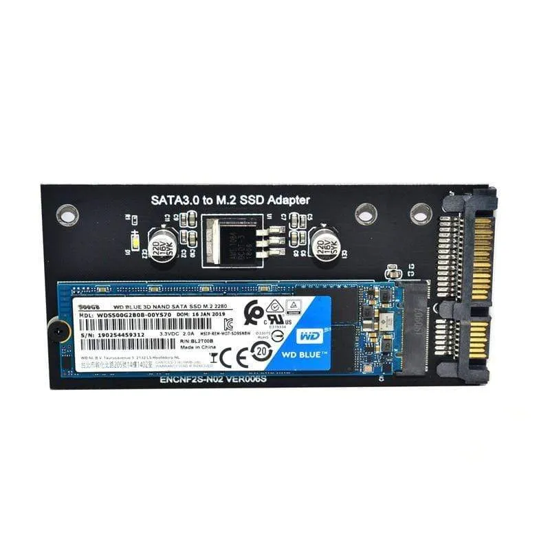 H1111Z Add-on-Karte NGFF M.2 Adapter M2 SATA3 Raiser M.2 auf SATA Adapter SSD M2 auf SATA Erweiterungskarte B Key Support 30/42/60/80 mm
