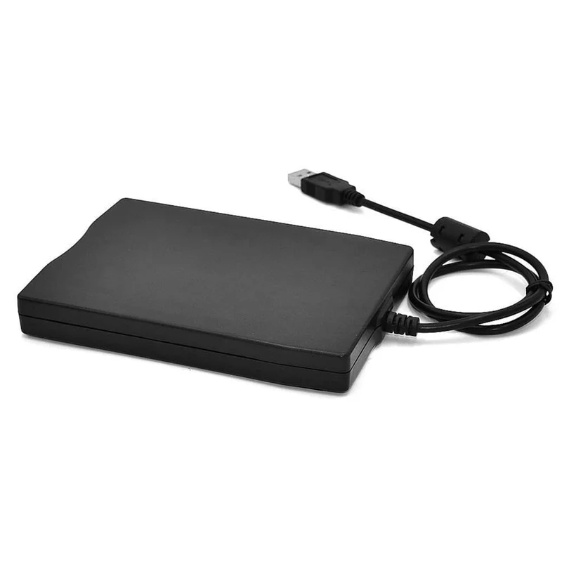 3.5 Zoll USB Mobile Diskettenlaufwerk 1.44 MB 2HD Externe Diskette FDD mit USB-Kabel für Laptop Notebook PC