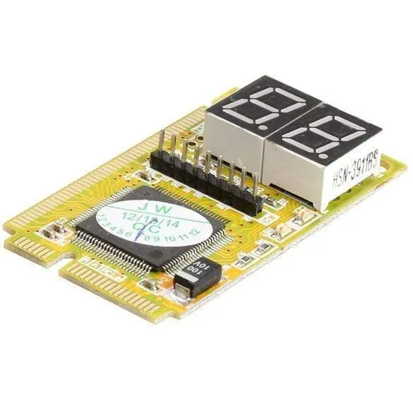 3 in 1 Mini-PCI / PCI-E-LPC-PC-Laptop-Analysator-Tester Diagnose-Post-Testkarte für Bitcoin Litecoin für BTC-Mining