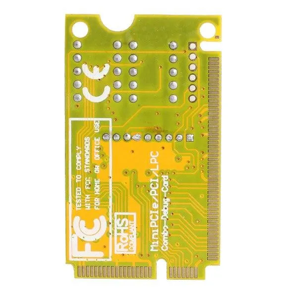 3 in 1 Mini-PCI / PCI-E-LPC-PC-Laptop-Analysator-Tester Diagnose-Post-Testkarte für Bitcoin Litecoin für BTC-Mining