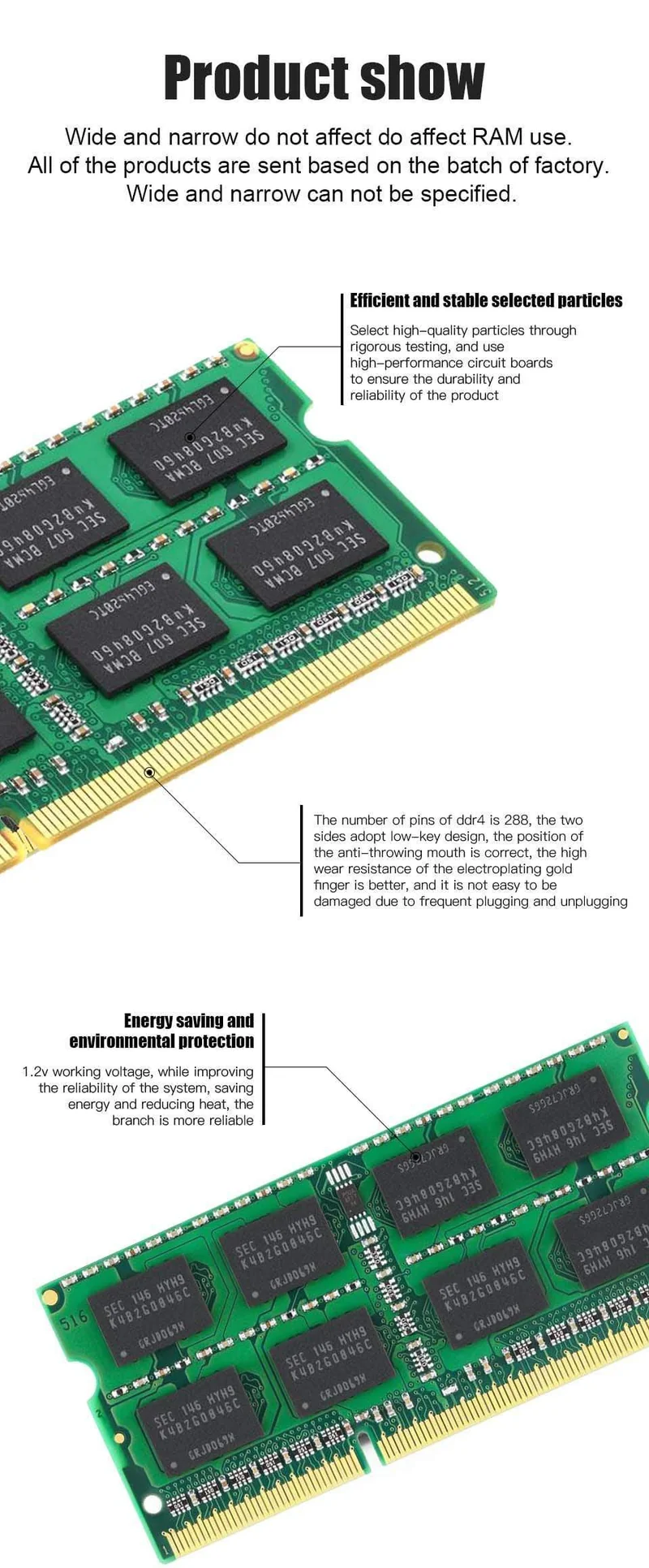 DDR3 DDR4 RAM 2G 4 GB 8 GB 16 GB PC3-10600S 12800S 21300S 1333 MHz SO-DIMM 1.5 V Notebook 204Pin Laptop-Speicher Sodimm NO-ECC