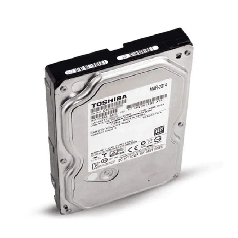 Toshiba 500 GB 1 TB HDD HD-Festplatte 3.5 Zoll interne Festplatte DT01ACA050 SATA 3.0 7200 U/min 32 MB Cache HDD für Desktop-PC