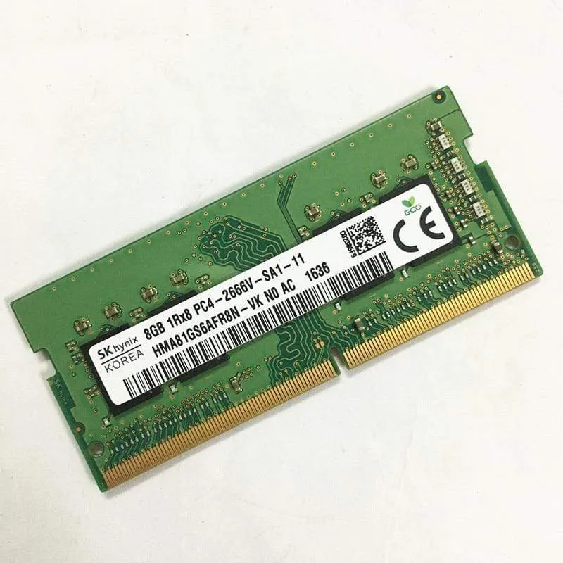 SK hynix DDR4 RAMS 8 GB 1Rx8 PC4-2666V-SA1-11 DDR4 8 GB 2666 MHz Laptop-Speicher 8 GB 2666 DDR4