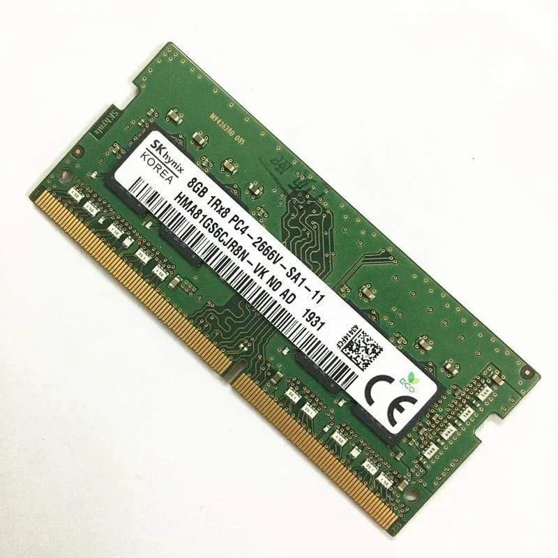 SK hynix DDR4 RAMS 8 GB 1Rx8 PC4-2666V-SA1-11 DDR4 8 GB 2666 MHz Laptop-Speicher 8 GB 2666 DDR4