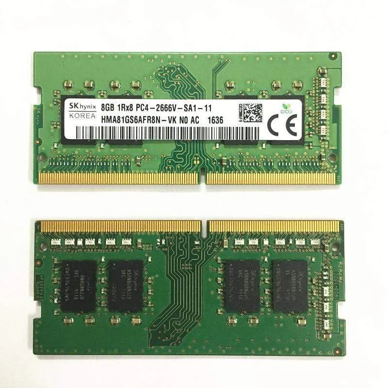 SK hynix DDR4 RAMS 8 GB 1Rx8 PC4-2666V-SA1-11 DDR4 8 GB 2666 MHz Laptop-Speicher 8 GB 2666 DDR4