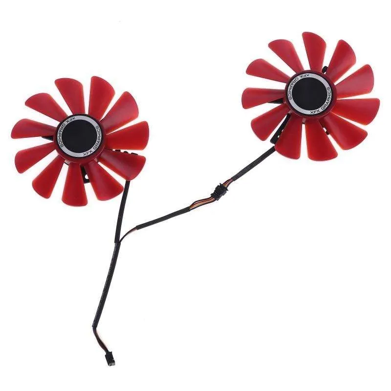 2 Stück 85mm RX-570-RS RX-580-RS FD10U12S9-C Lüfter für XFX RX470 RX570 RS RX580 RS