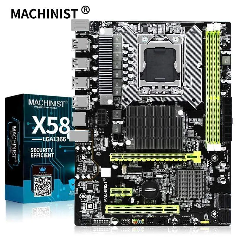 X58 LGA 1366-Motherboard LGA1366 unterstützt DDR3 REG ECC-Serverspeicher und Intel Xeon-Prozessor X58-PRO-Mainboard