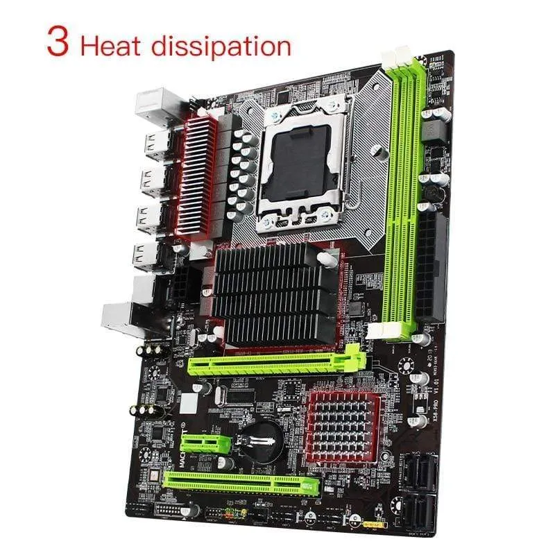 X58 LGA 1366-Motherboard LGA1366 unterstützt DDR3 REG ECC-Serverspeicher und Intel Xeon-Prozessor X58-PRO-Mainboard