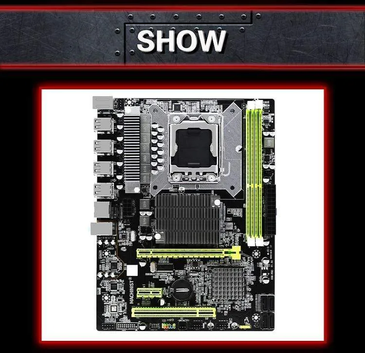 X58 LGA 1366-Motherboard LGA1366 unterstützt DDR3 REG ECC-Serverspeicher und Intel Xeon-Prozessor X58-PRO-Mainboard