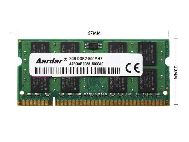 2 GB 667 MHz 2 GB DDR2 für Laptop 2 GB 800 MHz RAM für PC RAM Speicher Computer