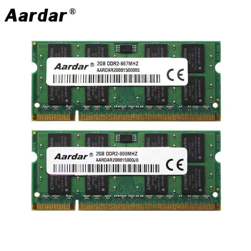 2 GB 667 MHz 2 GB DDR2 für Laptop 2 GB 800 MHz RAM für PC RAM Speicher Computer