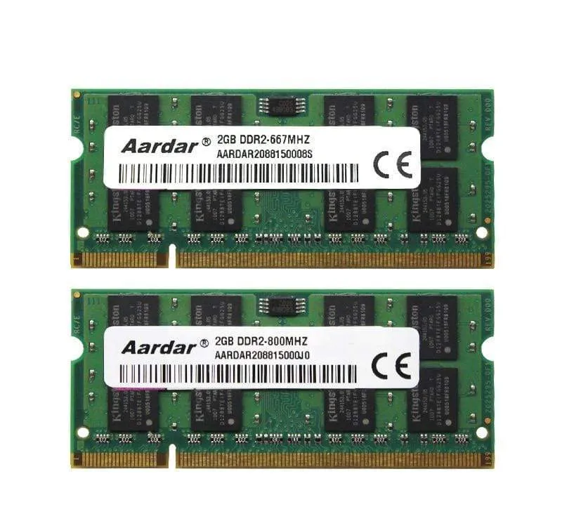 2 GB 667 MHz 2 GB DDR2 für Laptop 2 GB 800 MHz RAM für PC RAM Speicher Computer