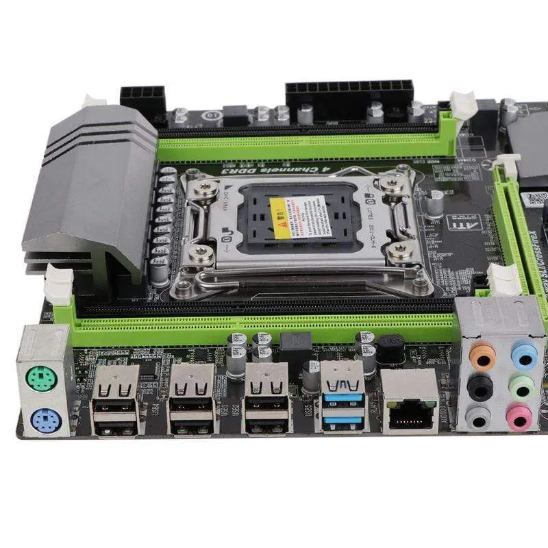 1pc X79 Turbo Moederbord LGA2011 ATX USB3.0 SATA3 PCI-E NVME M.2 SSD Ondersteuning REG ECC geheugen en Xeon E5 Prozessor Neueste
