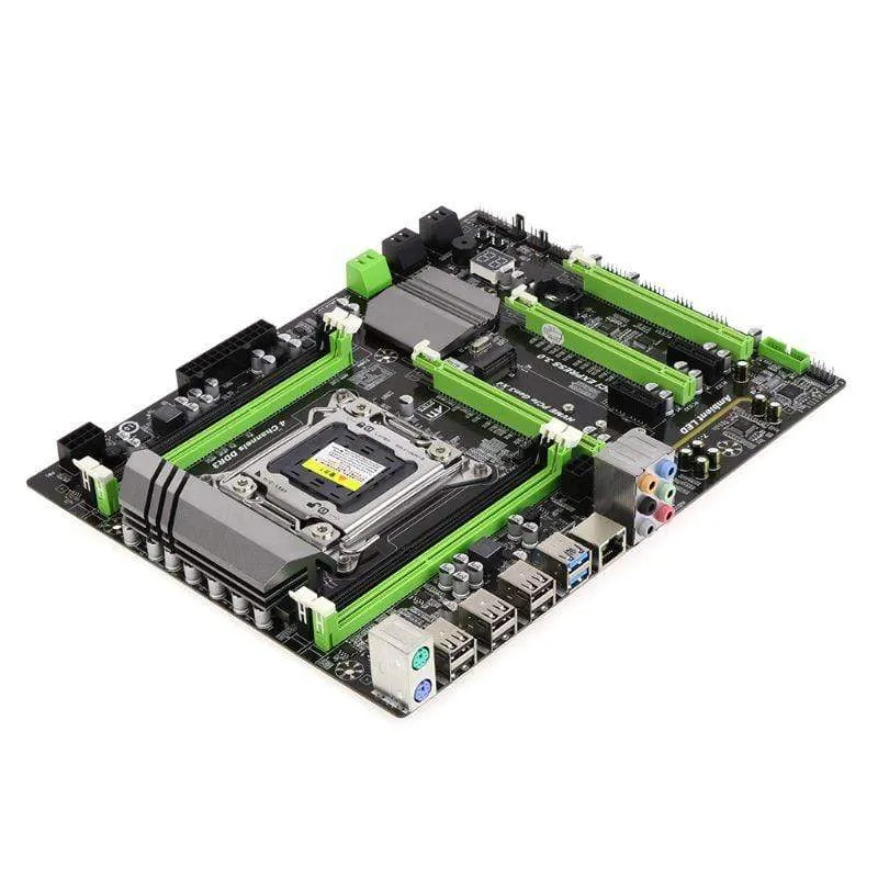 1pc X79 Turbo Moederbord LGA2011 ATX USB3.0 SATA3 PCI-E NVME M.2 SSD Ondersteuning REG ECC geheugen en Xeon E5 Prozessor Neueste