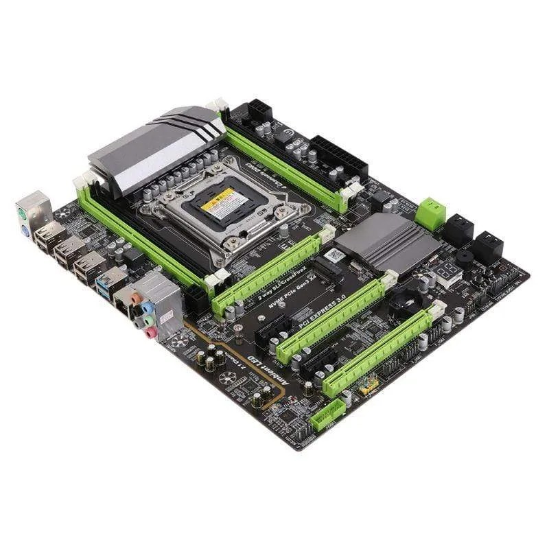 1pc X79 Turbo Moederbord LGA2011 ATX USB3.0 SATA3 PCI-E NVME M.2 SSD Ondersteuning REG ECC geheugen en Xeon E5 Prozessor Neueste