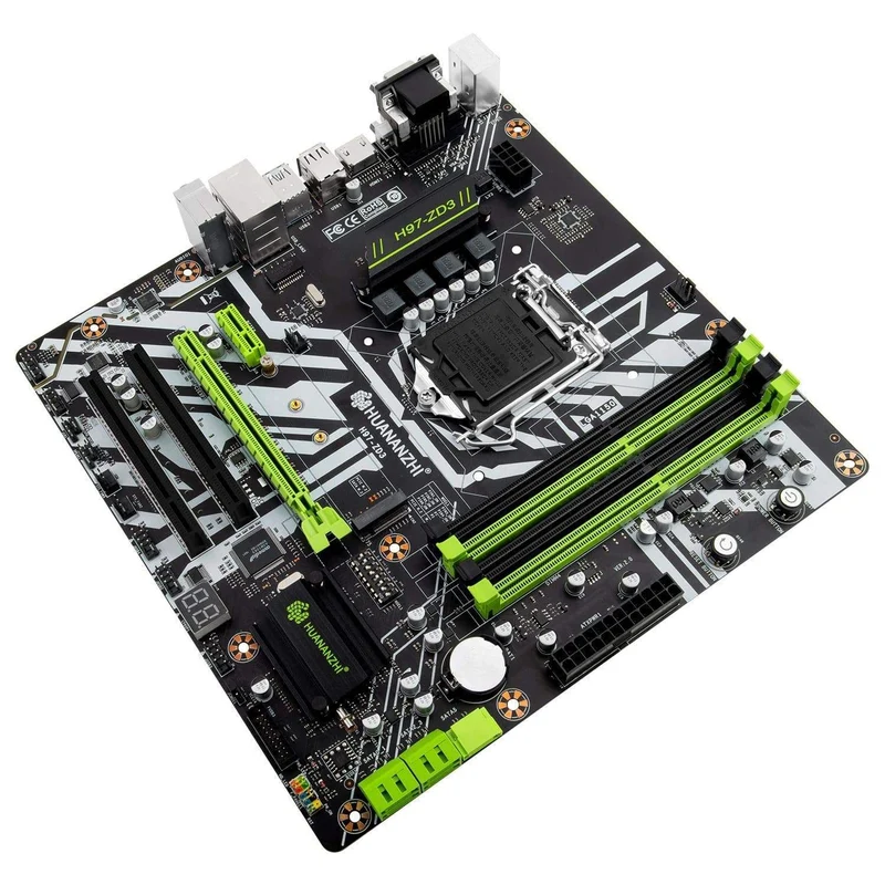 H97 ZD3 Motherboard Intel XEON LGA 1150 i3 i5 i7 All Series CPU DDR3 NON-ECC Speicher USB SATA VGA HDMI DVI NVME NGFF