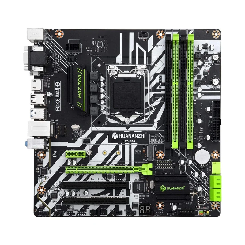 H97 ZD3 Motherboard Intel XEON LGA 1150 i3 i5 i7 All Series CPU DDR3 NON-ECC Speicher USB SATA VGA HDMI DVI NVME NGFF