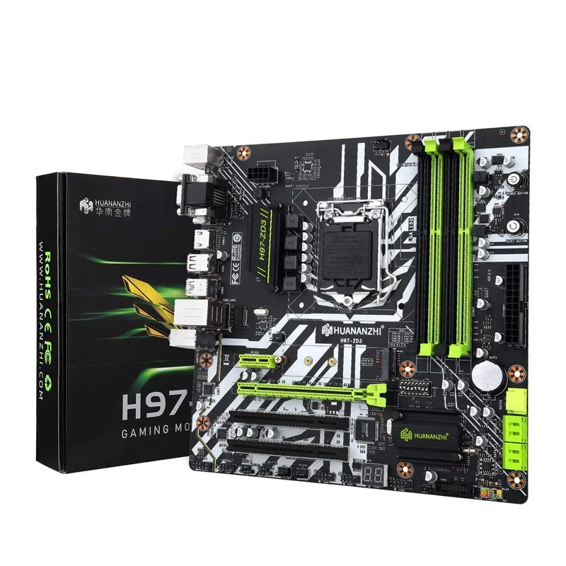 H97 ZD3 Motherboard Intel XEON LGA 1150 i3 i5 i7 All Series CPU DDR3 NON-ECC Speicher USB SATA VGA HDMI DVI NVME NGFF