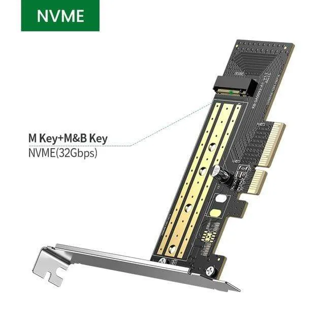 PCIE zu M2 Adapter NVMe M.2 PCI Express Adapter 32 Gbit/s PCI-E Karte x4/8/16 M&B Key SSD Computer Erweiterung Add-On Karten