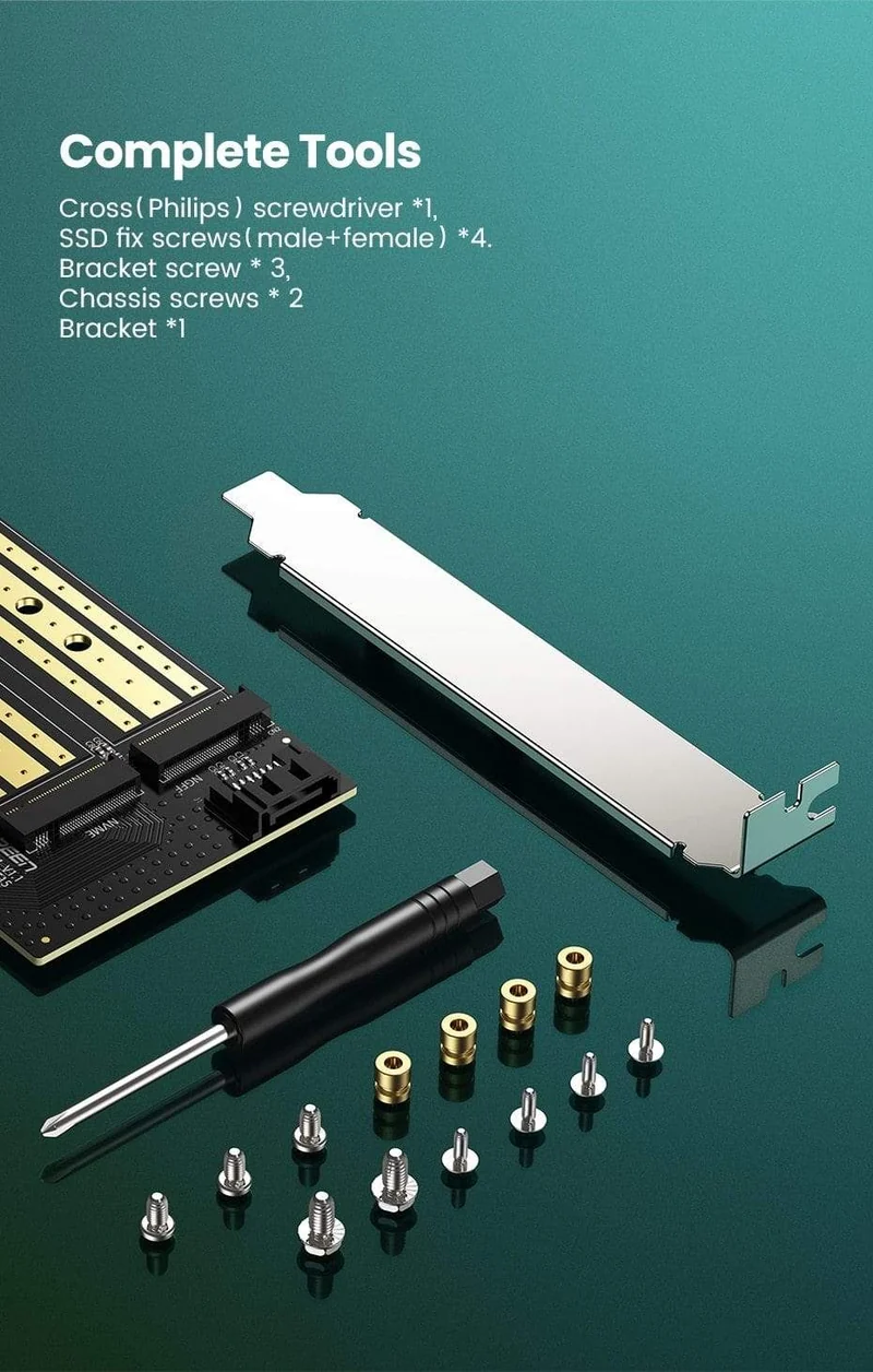 PCIE zu M2 Adapter NVMe M.2 PCI Express Adapter 32 Gbit/s PCI-E Karte x4/8/16 M&B Key SSD Computer Erweiterung Add-On Karten