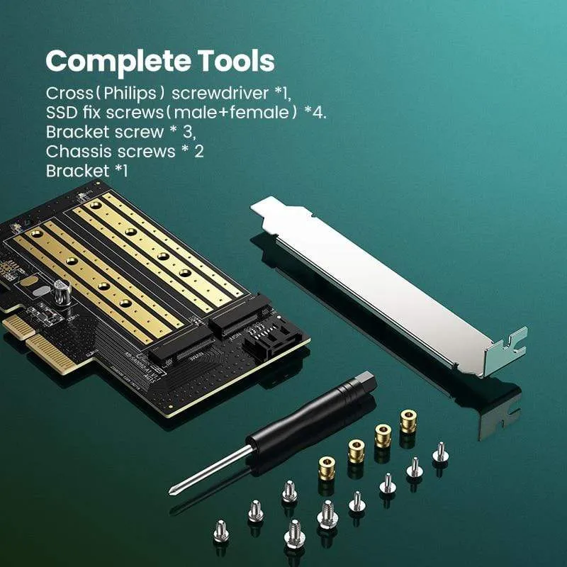 PCIE zu M2 Adapter NVMe M.2 PCI Express Adapter 32 Gbit/s PCI-E Karte x4/8/16 M&B Key SSD Computer Erweiterung Add-On Karten