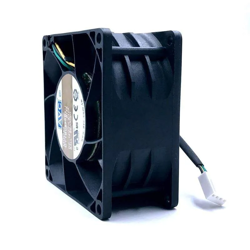12-V-Kugellager-Lüfter 8038, neu für AVC DYTB0838B2U 2.1A 80X38mm 4-polige PWM, Hochgeschwindigkeits-CFM-Luftstrom, für Car Boost Miner