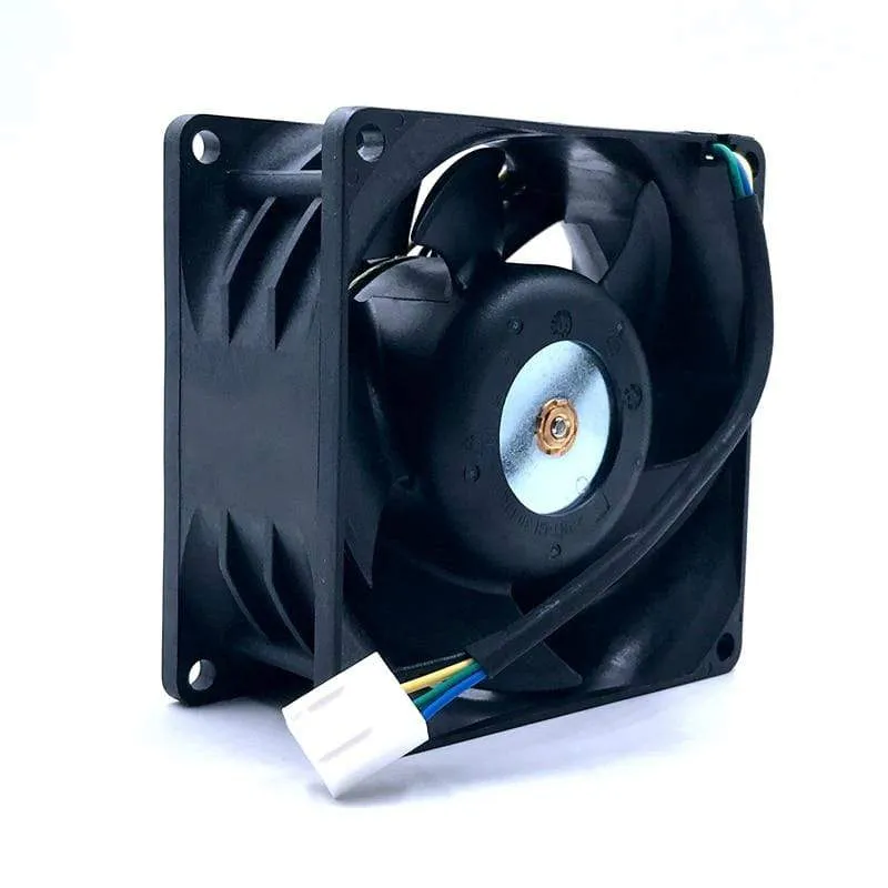 12-V-Kugellager-Lüfter 8038, neu für AVC DYTB0838B2U 2.1A 80X38mm 4-polige PWM, Hochgeschwindigkeits-CFM-Luftstrom, für Car Boost Miner