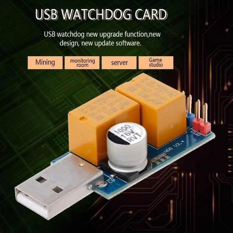 USB Watchdog Computer Automatischer Neustart Blue Screen Mining Game Server BTC Miner A6HE