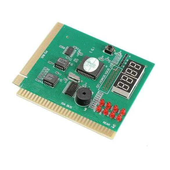 AK PCI & ISA Motherboard Tester Diagnoseanzeige 4-stelliger PC-Computer Motherboard Debug Post Card Analyzer