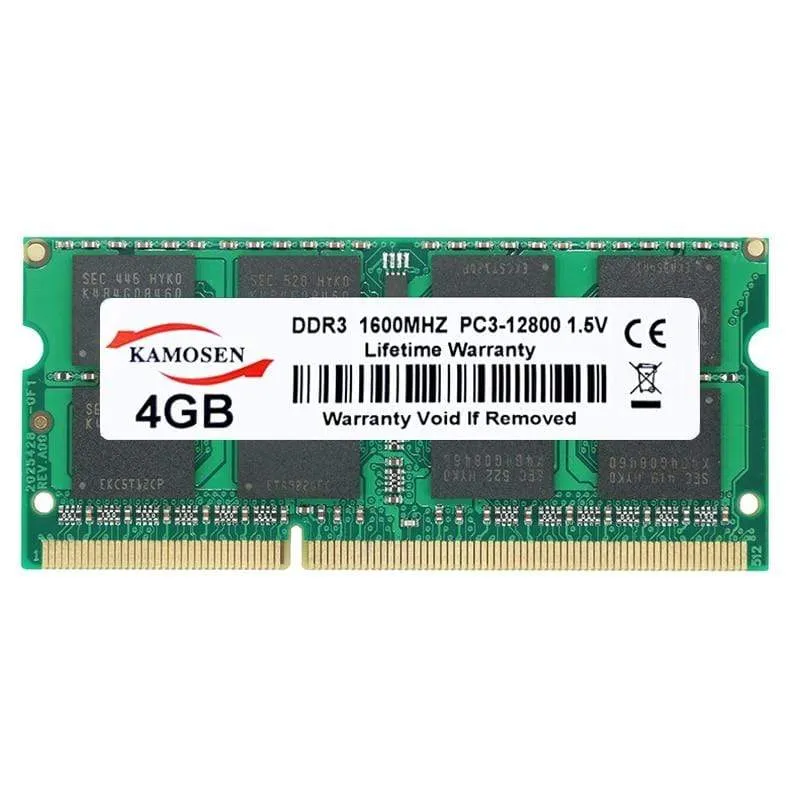 DDR3 RAM 1GB 2GB 4GB 8GB 8500MHz 1333MHz 1600MHz 1866MHz Notebook-Speicher 240-poliger nicht-ECC ungepufferter SODIMM