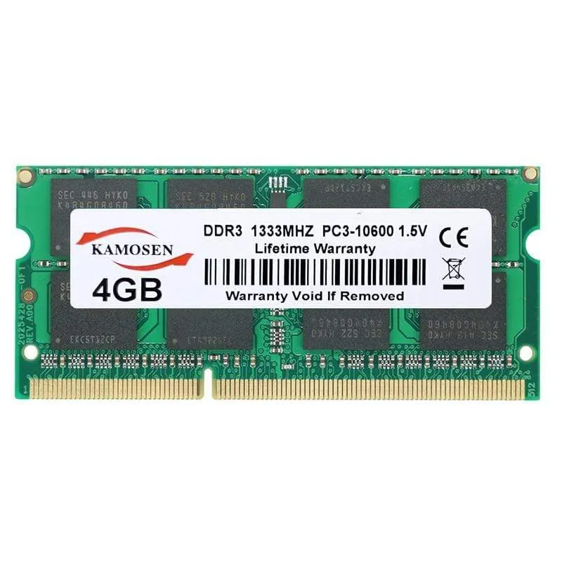 DDR3 RAM 1GB 2GB 4GB 8GB 8500MHz 1333MHz 1600MHz 1866MHz Notebook-Speicher 240-poliger nicht-ECC ungepufferter SODIMM