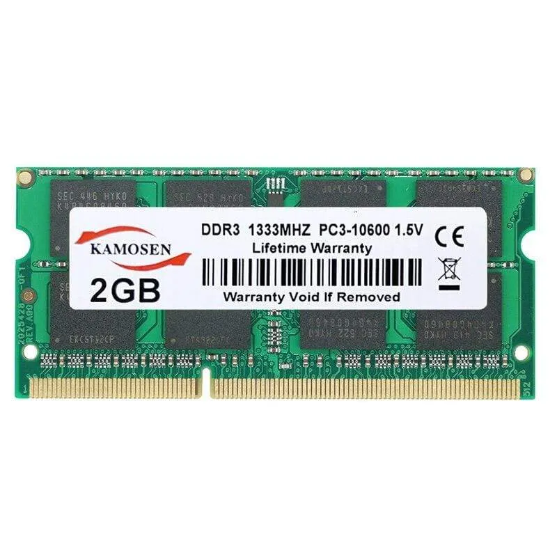 DDR3 RAM 1GB 2GB 4GB 8GB 8500MHz 1333MHz 1600MHz 1866MHz Notebook-Speicher 240-poliger nicht-ECC ungepufferter SODIMM