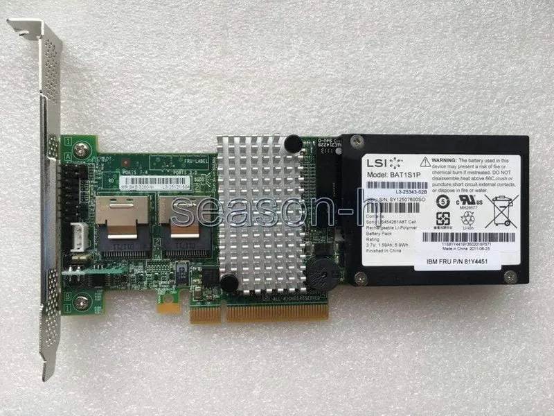 LSI00202+LSI00292+BBU08 Megaraid SAS 9260-8i+SSD 2.0 SSD-Schlüssel 512m RAID-Controller