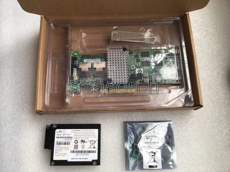 LSI00202+LSI00292+BBU08 Megaraid SAS 9260-8i+SSD 2.0 SSD-Schlüssel 512m RAID-Controller