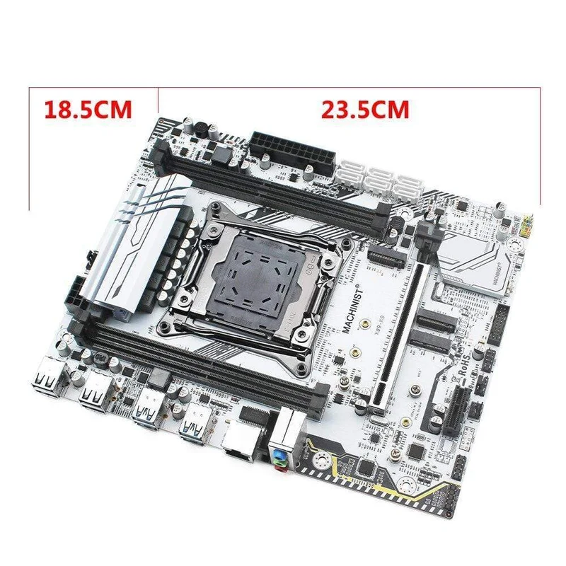 X99 Desktop-Motherboard LGA 2011-3 Set-Kit mit xeon E5 2630L V3 Prozessor und 16G (2*8G) DDR4 RAM-Speicher Mainboard X99-K9