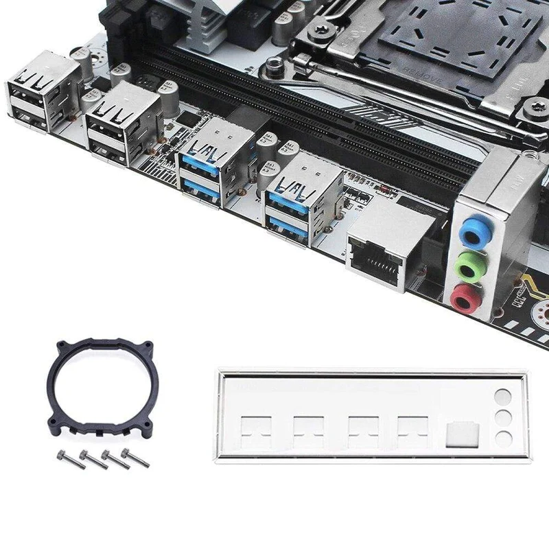 X99 Desktop-Motherboard LGA 2011-3 Set-Kit mit xeon E5 2630L V3 Prozessor und 16G (2*8G) DDR4 RAM-Speicher Mainboard X99-K9