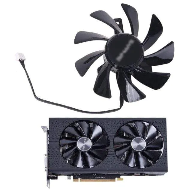T129215SU RX 570 470D GPU-Kühler Grafikkartenlüfter für Sapphire Radeon ITX-Grafiken