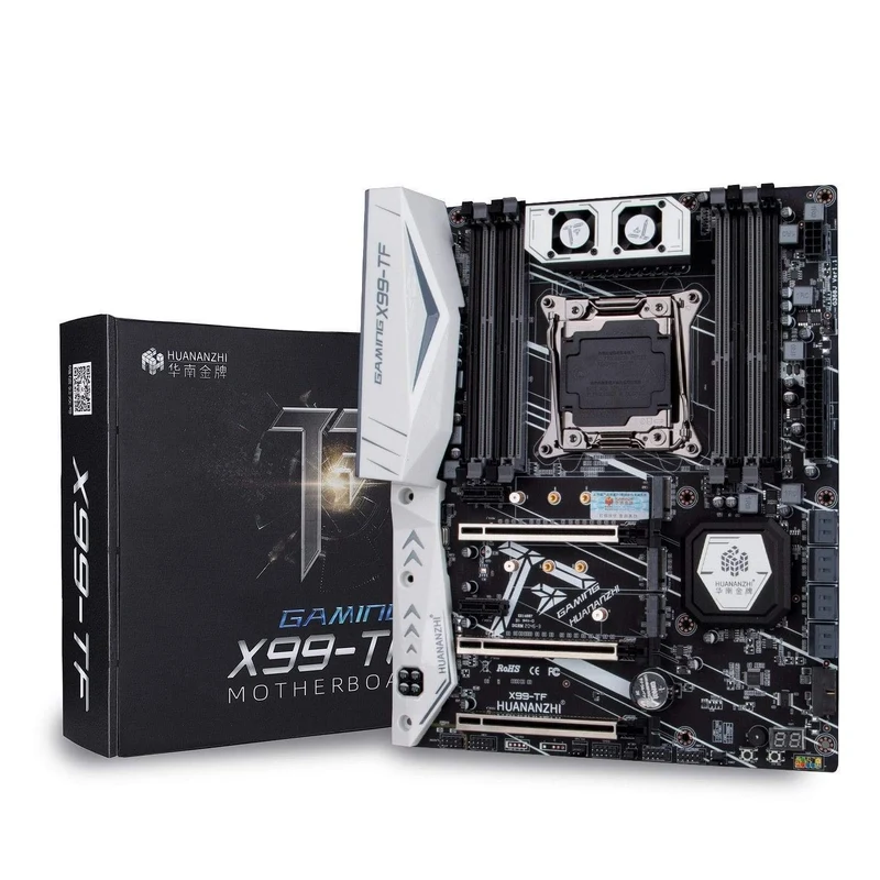 X99 TF Motherboard Combo Kit Set CPU Intel XEON E5 2678 V3 Speicher 4*8G DDR3 RECC 1600 Speicher M.2 NVME USB3.0 ATX